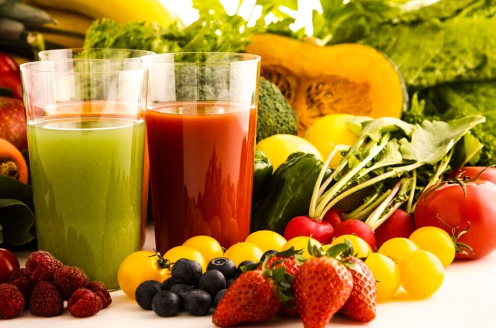 groente- en vruchtensappen voor gewichtsverlies