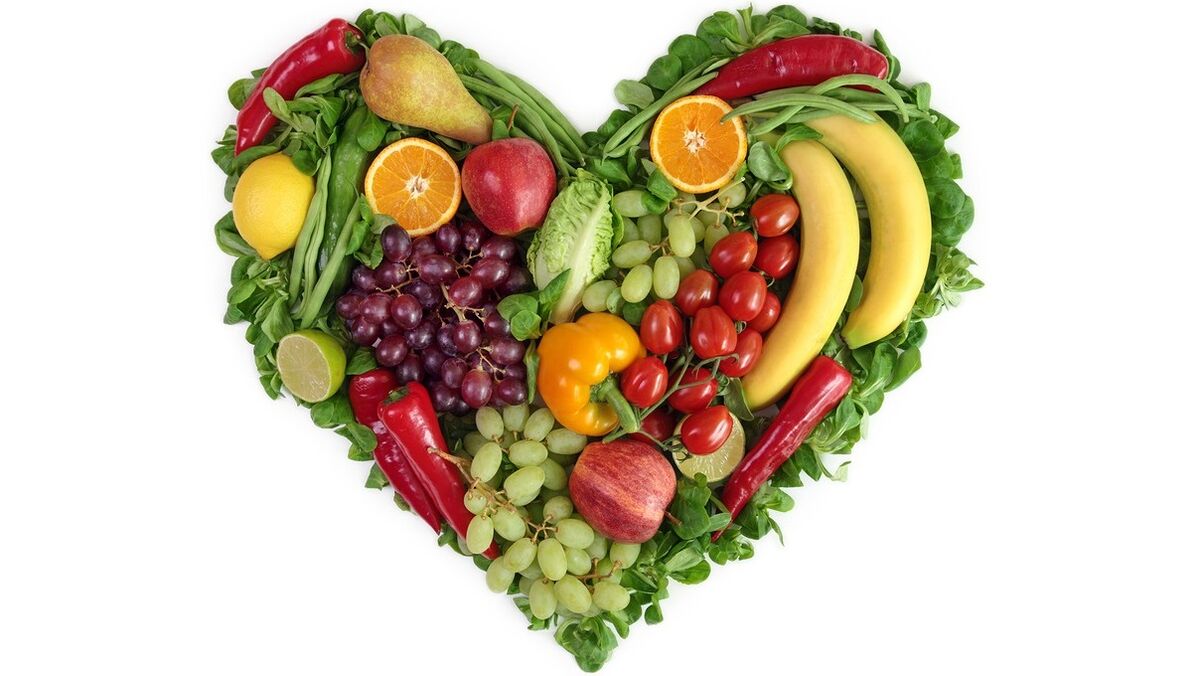 fruit, groenten en groenten voor uw favoriete dieet