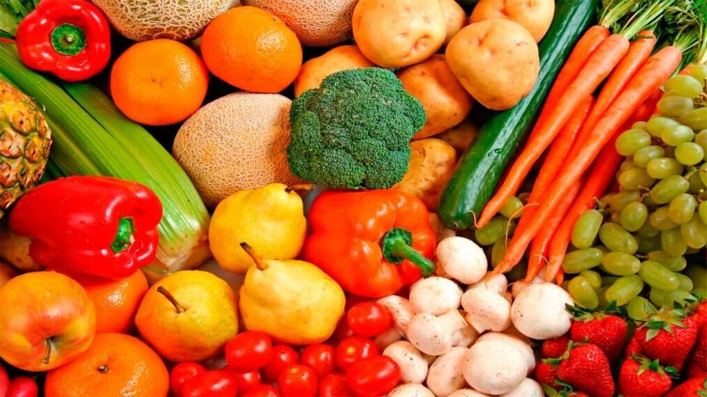 groenten en fruit voor uw favoriete dieet