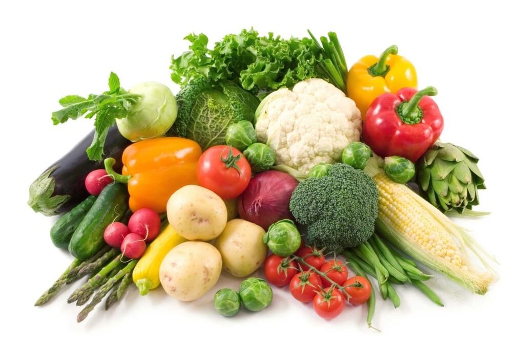 groenten voor uw favoriete dieet